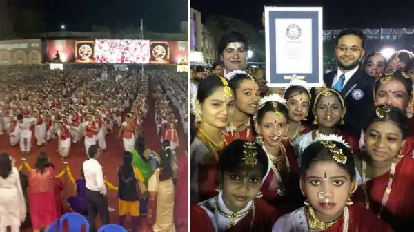 Thousands take part in world’s largest Bharatha Natyam dance in India